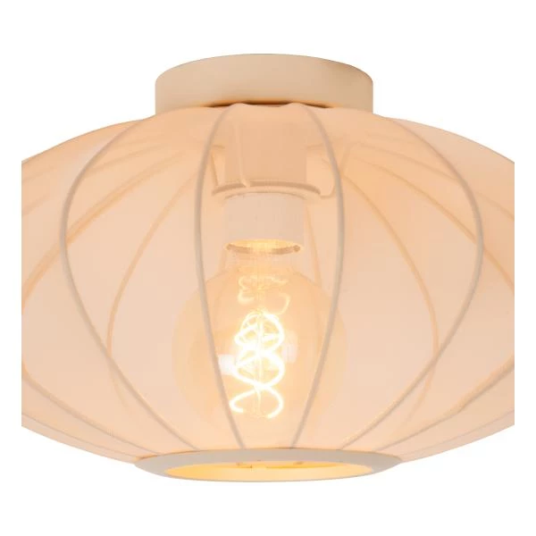 Lucide CORINA - Flush ceiling light - Ø 40 cm - 1xE27 - Cream - detail 1